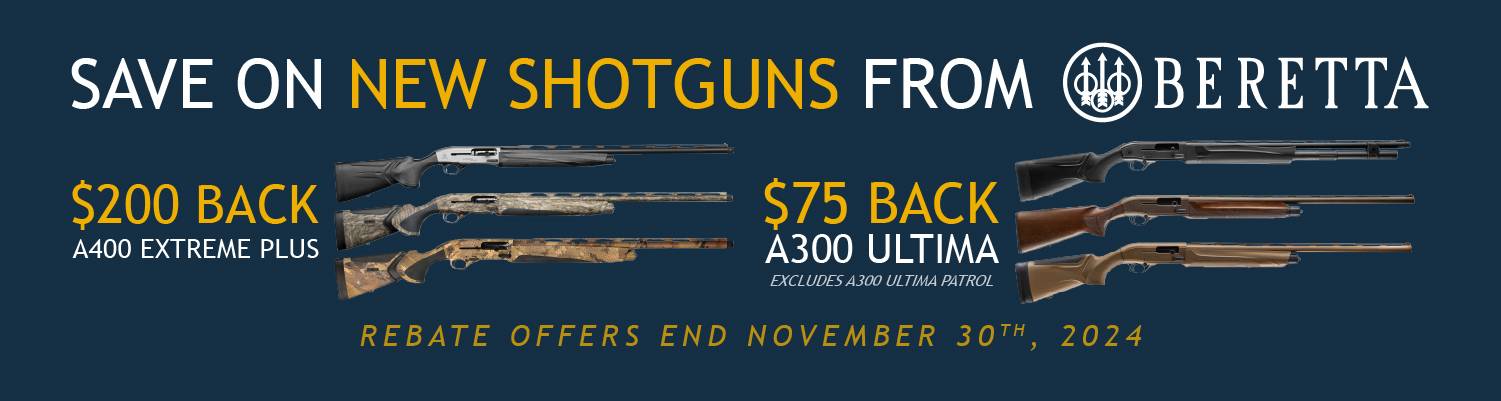 Rebates on New Shotguns From Beretta