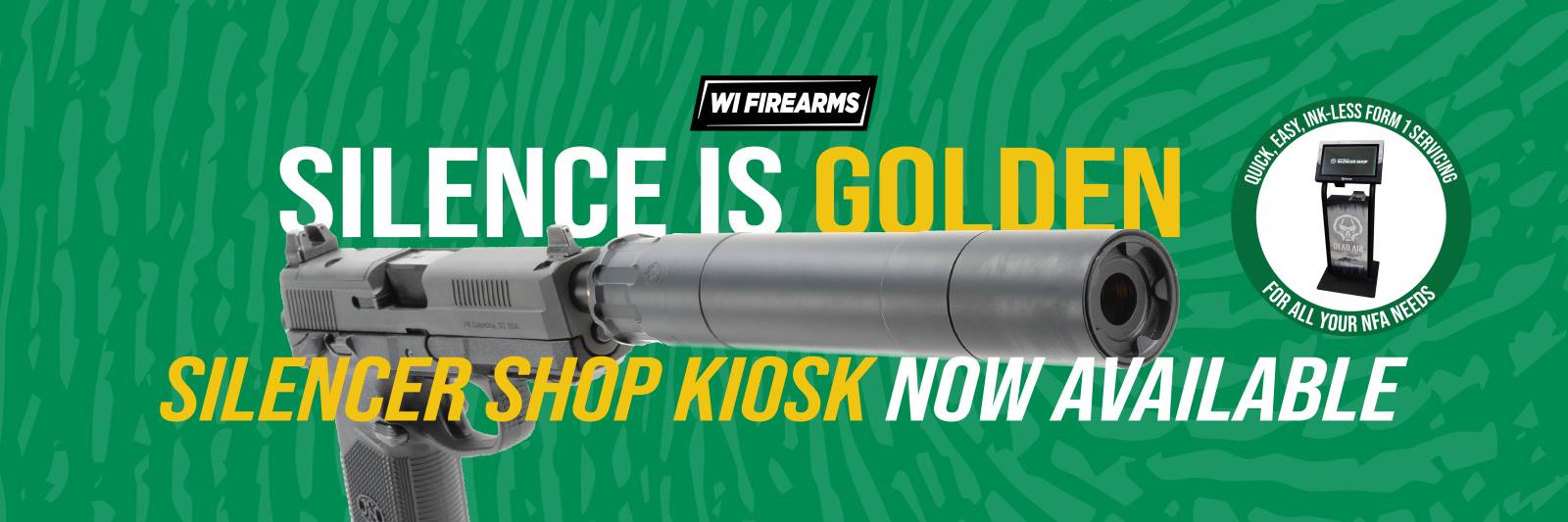 SILENCER SHOP KIOSK NOW AVAILABLE