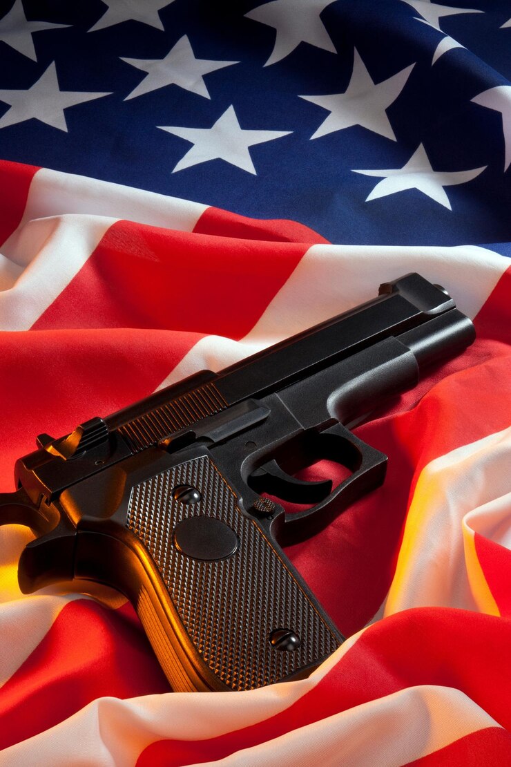 USA Flag Handgun