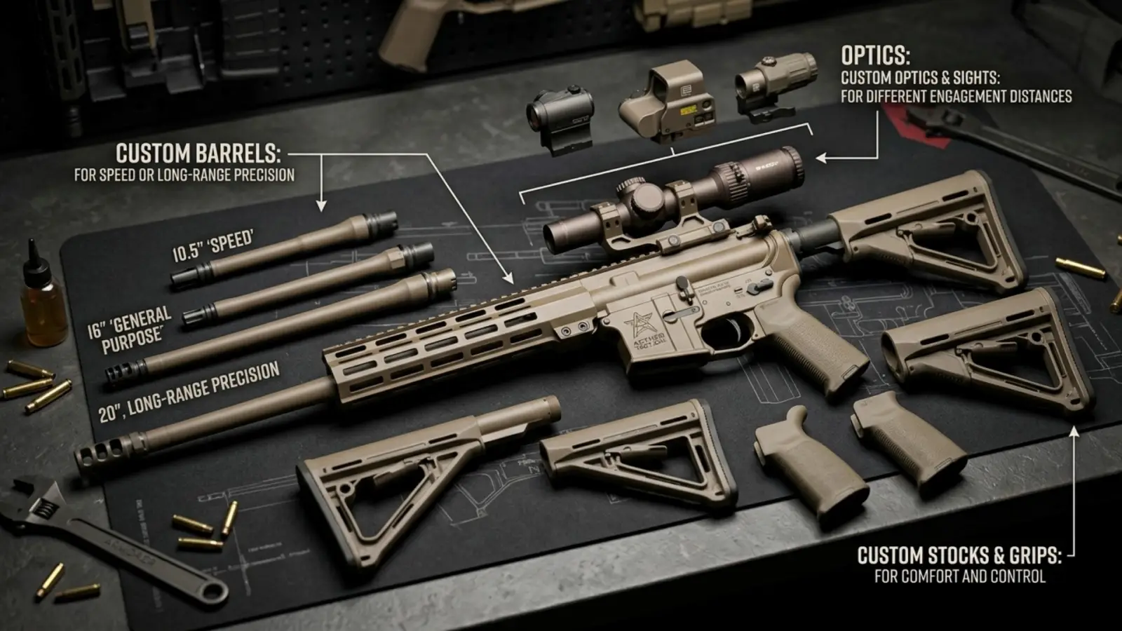 AR-style rifles