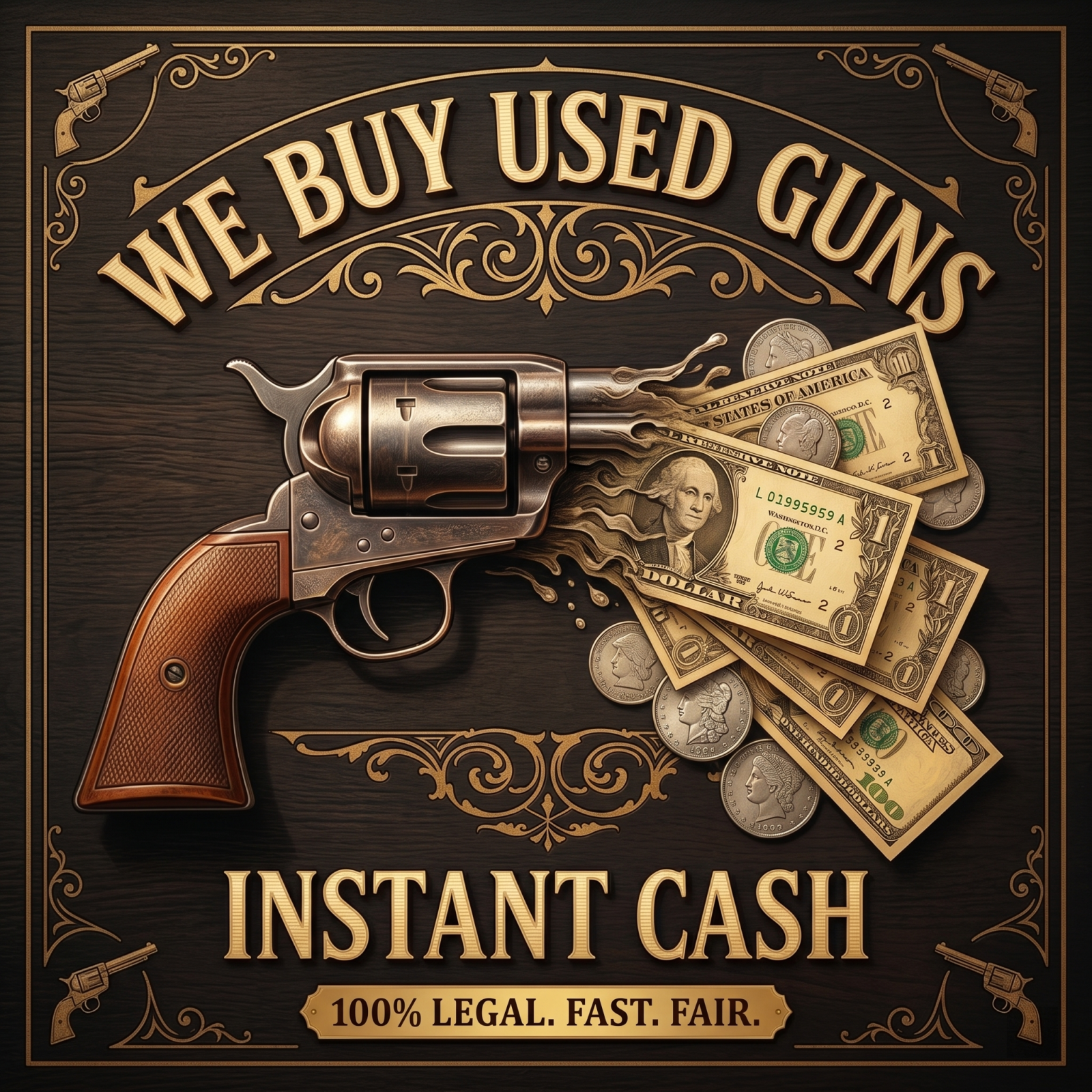 Instant Cash We buy used guns