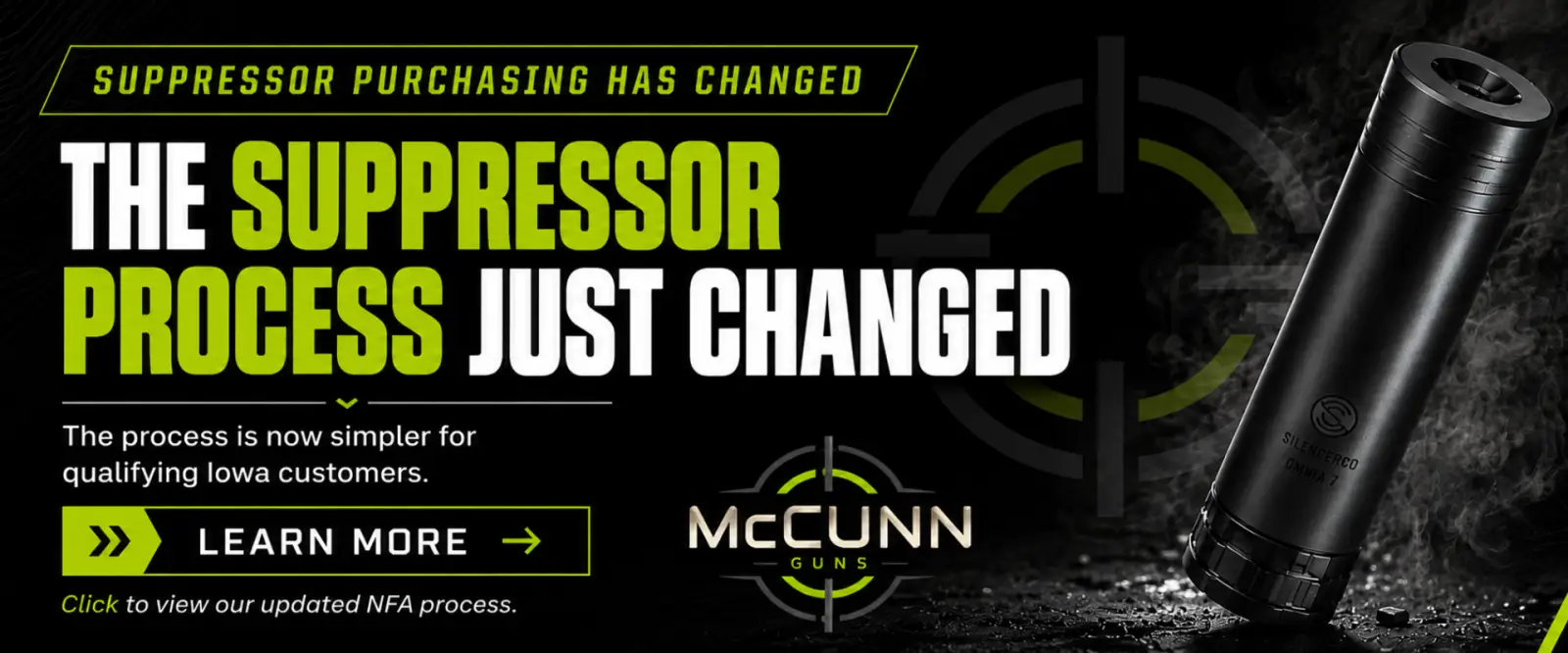 suppressor update banner