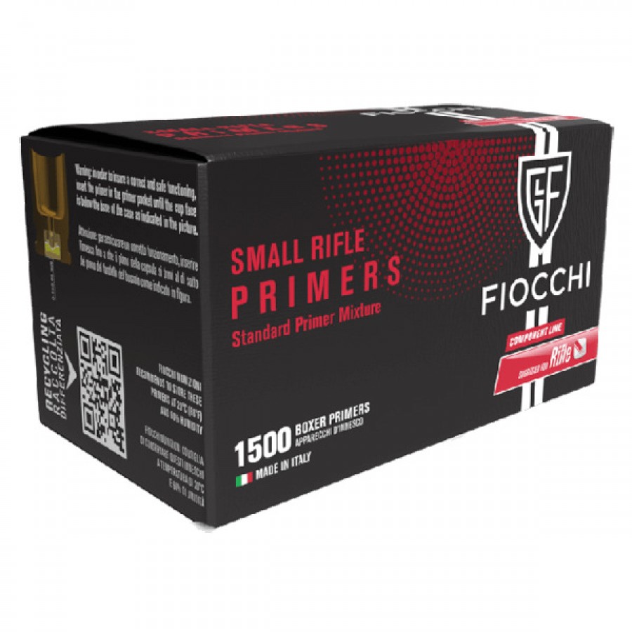 Fiocchi Small Rifle Primers 1500 Count 10 Sleeves Of 150-img-1