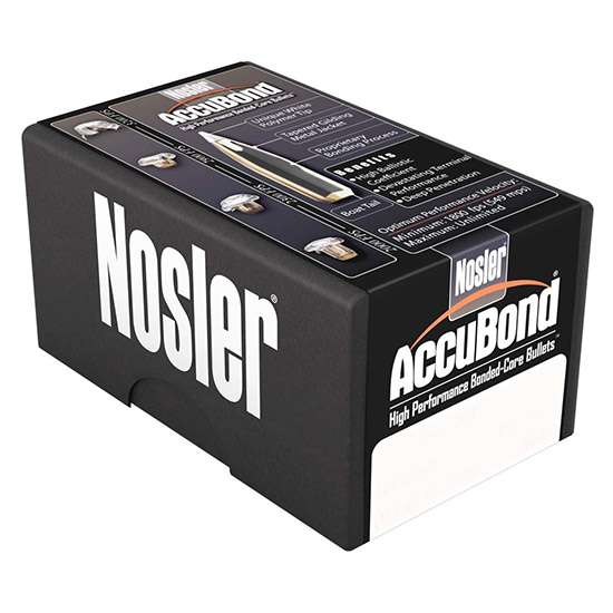 Nosler AccuBond 7mm .284 140 GR Spitzer Point 50 Per Box-img-1