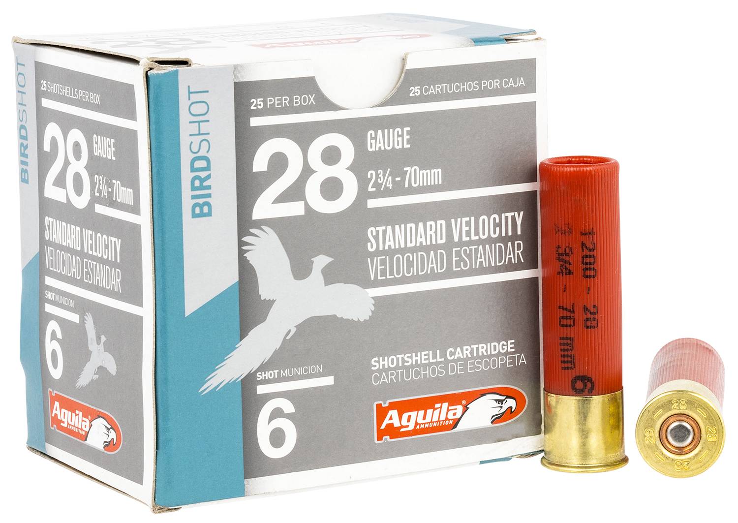 Aguila 1CHB2836 Hunting Standard Velocity 28 Gauge 2.75" 1 oz 6 Shot 25 Per-img-1