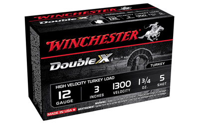 Winchester Ammo STH1235 Double X High Velocity Turkey 12 Gauge 3" 1 3/4 oz-img-1