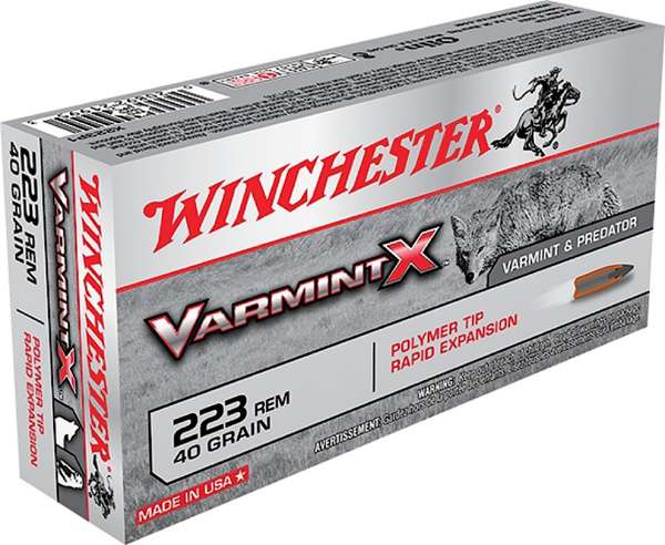 Winchester Ammo X223P1 Varmint X 223 Rem 40 gr Polymer Tip 20 Bx/ 10 Cs-img-1