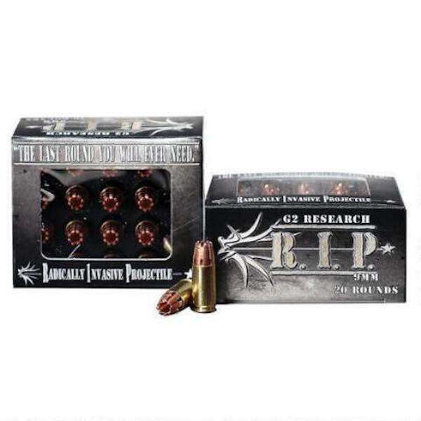 G2 Research .40 Smith & Wesson Ammunition  20 Rounds, HP, 115 Grains-img-1