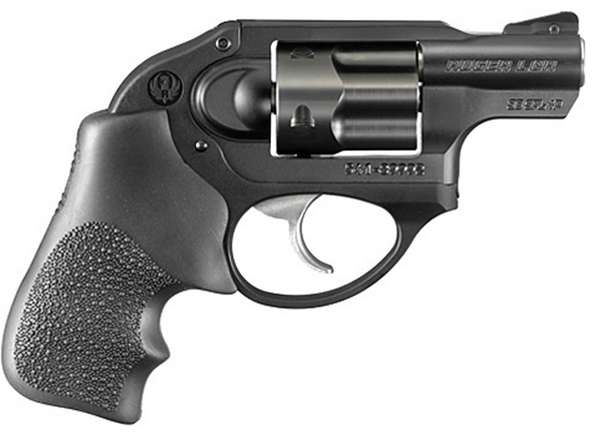 New Ruger LCR 38 Special +P 1.87" 5rd Black Hogue Grip-img-1