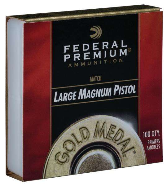 Federal GM155M Premium Gold Medal Large Magnum Pistol Primers 1000ct-img-1