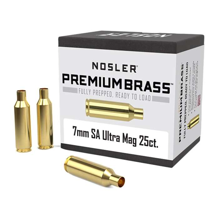 Nosler Premium Brass 7MM SA ULTRA MAG 25ct-img-1