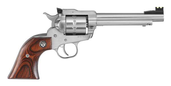 New Ruger Single-Six Convertible 22LR / 22WMR 5.5" 6 Rd Stainless-img-1