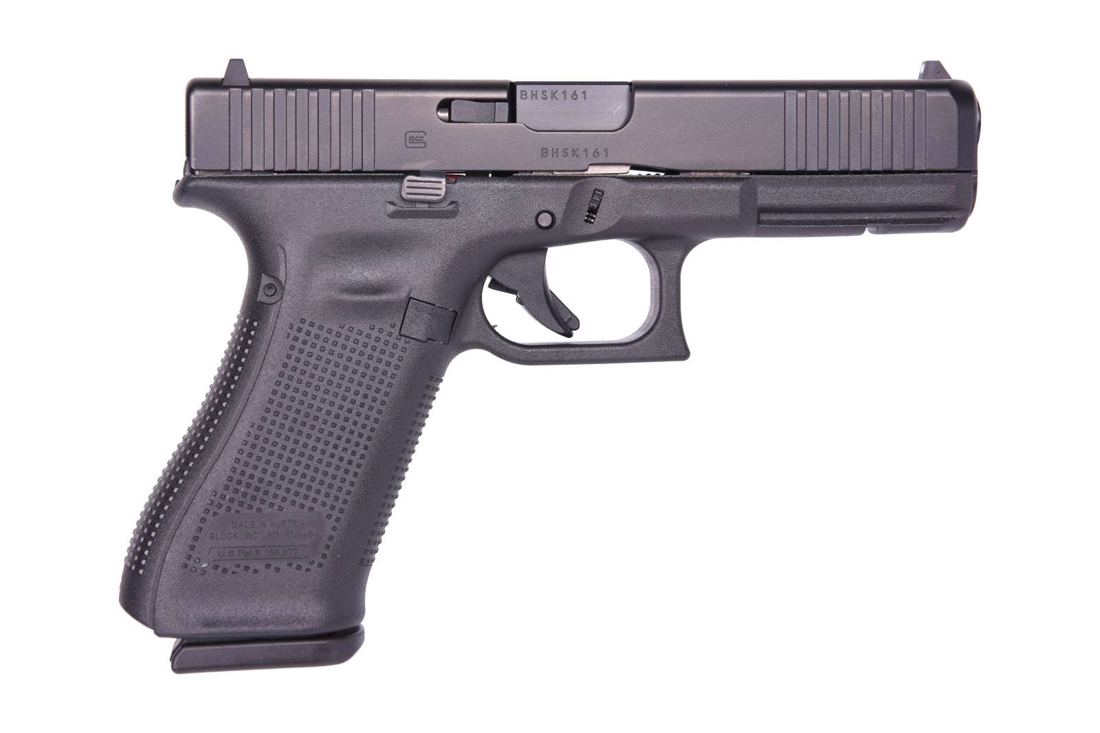 Glock PA175S203 G17 Gen5 9mm Luger 4.49" 17+1 Black nDLC Steel w/Front Serr-img-1